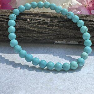 Turquoise 6mm Bracelet Unisex